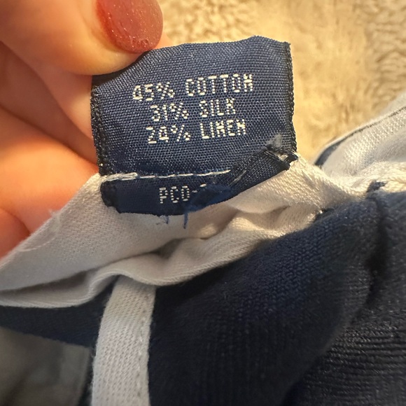 Vintage Y2K Polo Ralph Lauren Golf Pleated Men's Navy Blue Shorts Size 36 Preppy - Picture 3 of 5